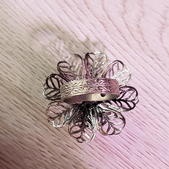 Vintage Red Ruby Gemstone Ring (Size 6) - Picture 4 of 7